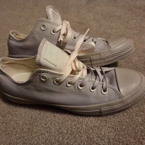 Dip Dye Converse Cream Low-Top Sneakers